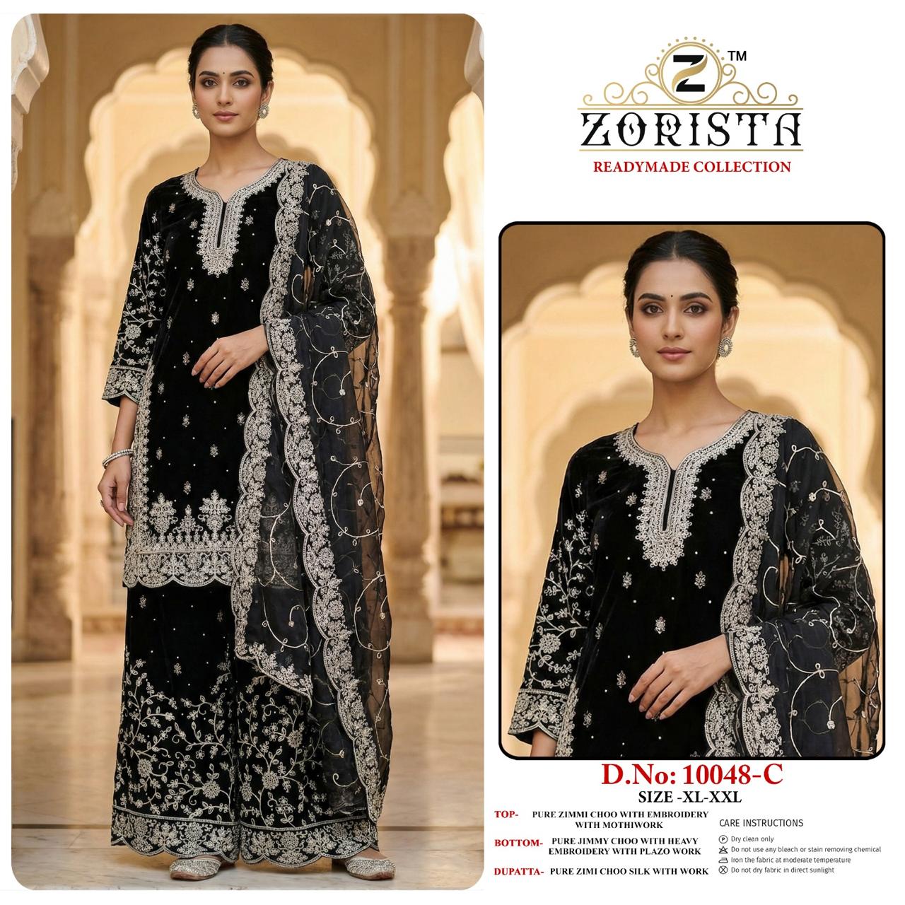Design 10048 Zorista Jimmy Choo Pakistani Readymade Suits Exporter Ahmedabad