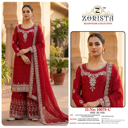 Design 10078 Zorista Jimmy Choo Pakistani Readymade Suits Wholesaler Ahmedabad