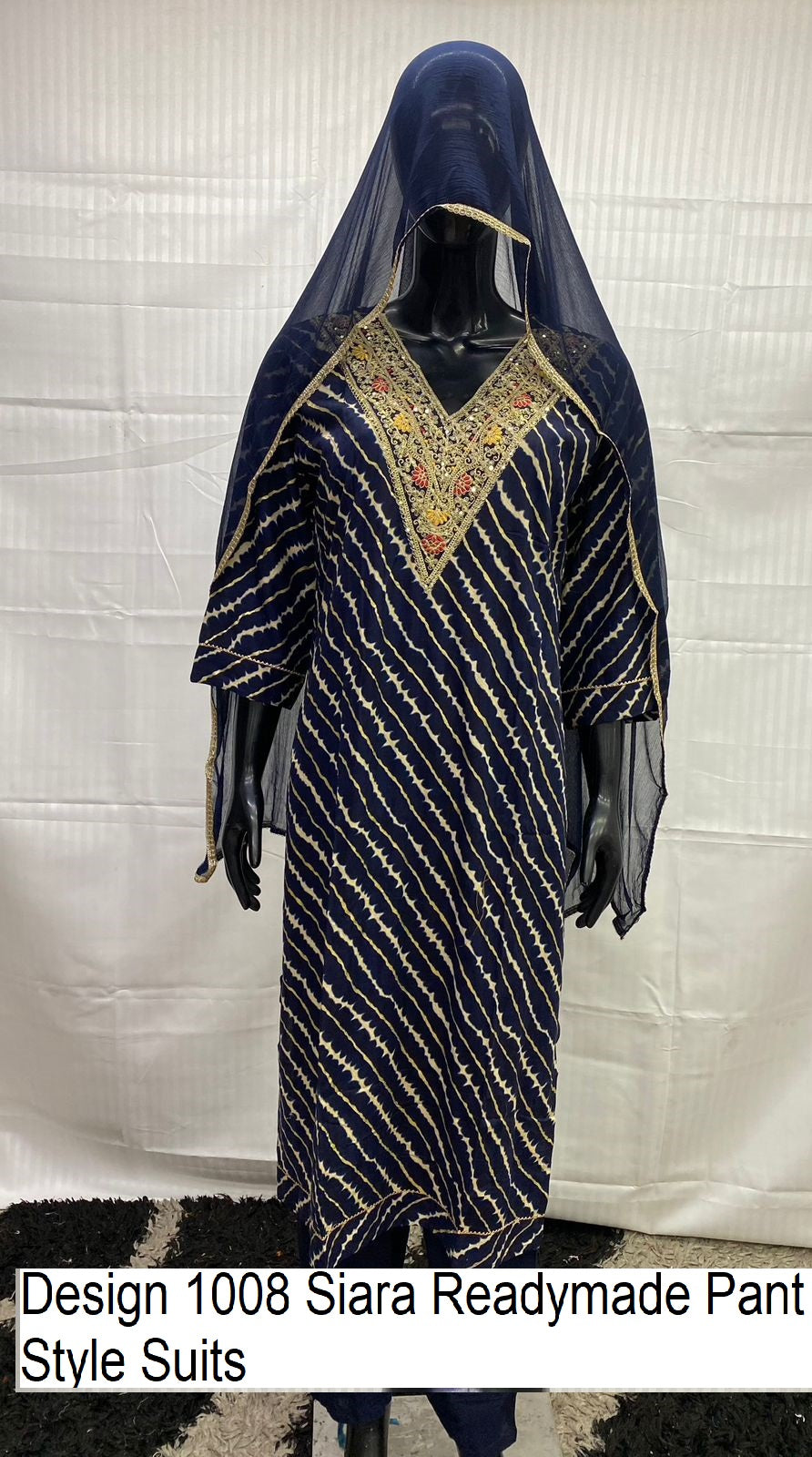 Design 1008 Siara Pure Cotton Readymade Pant Style Suits Wholesale