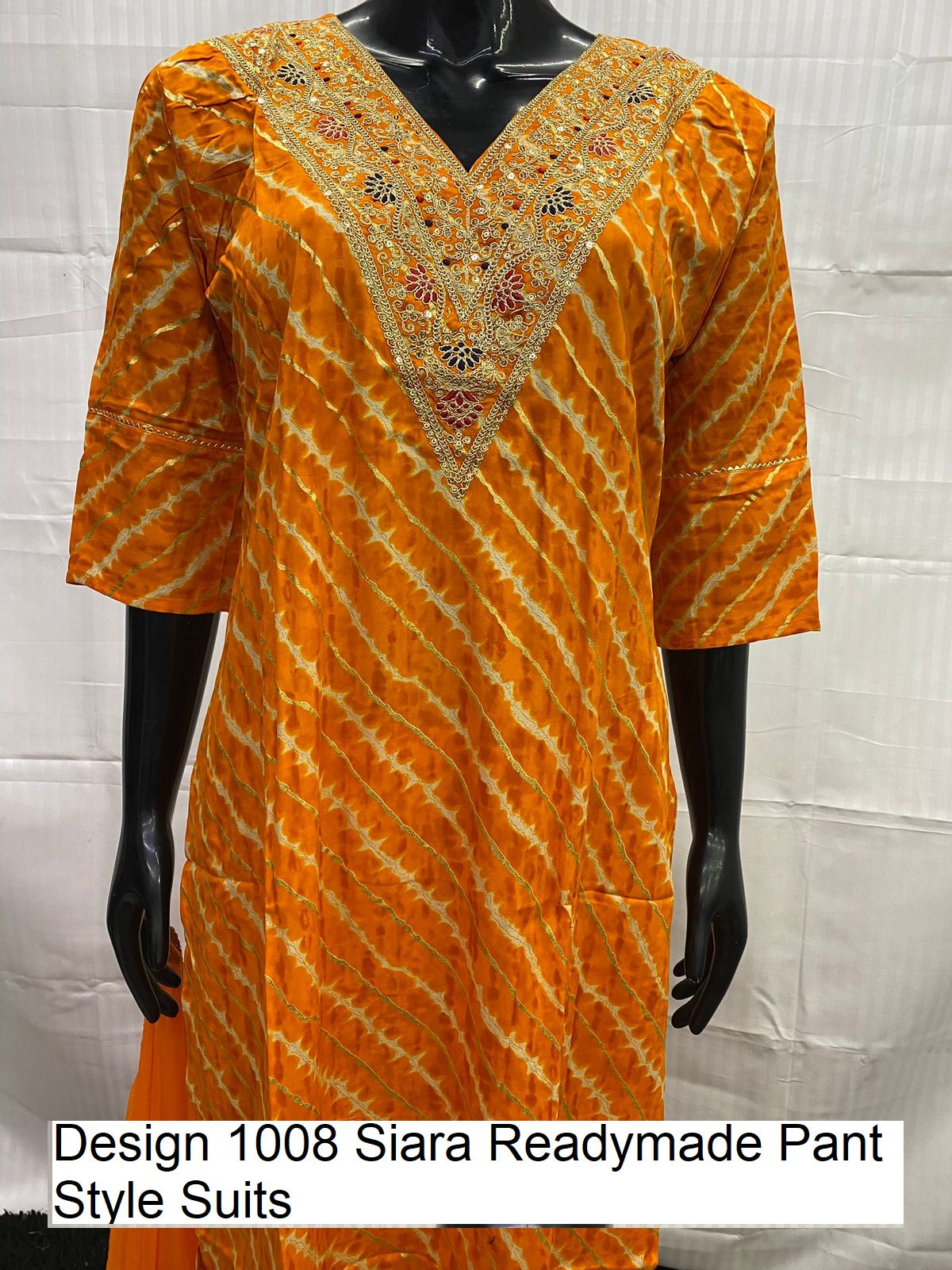 Design 1008 Siara Pure Cotton Readymade Pant Style Suits Wholesale