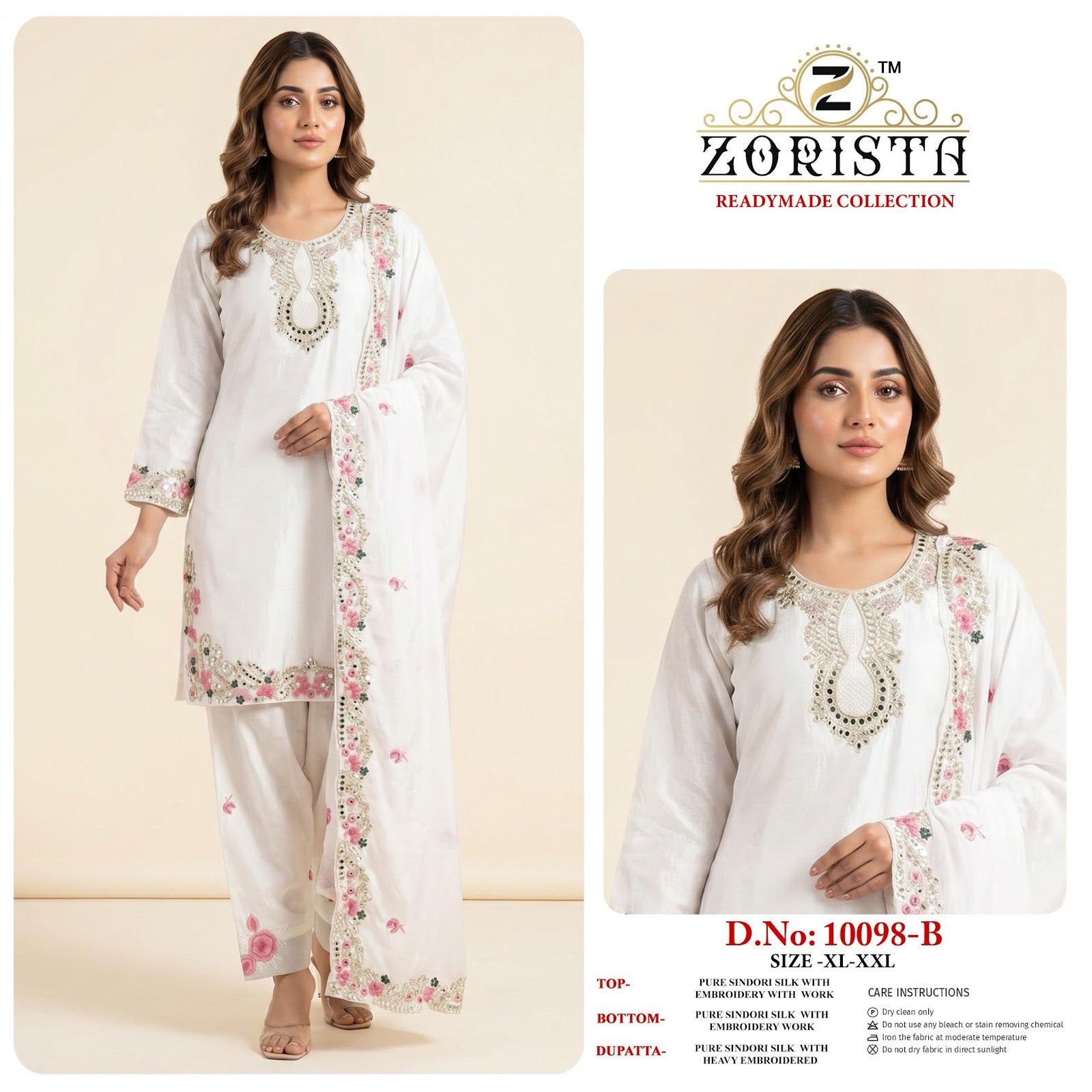 Design 10098 Abcd Zorista Silk Pakistani Readymade Suits Exporter