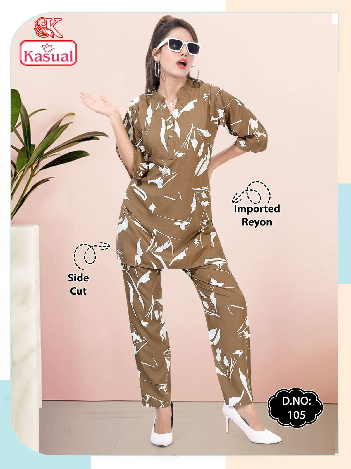 Design 101-112 Kasual Imported Co Ord Set Supplier India