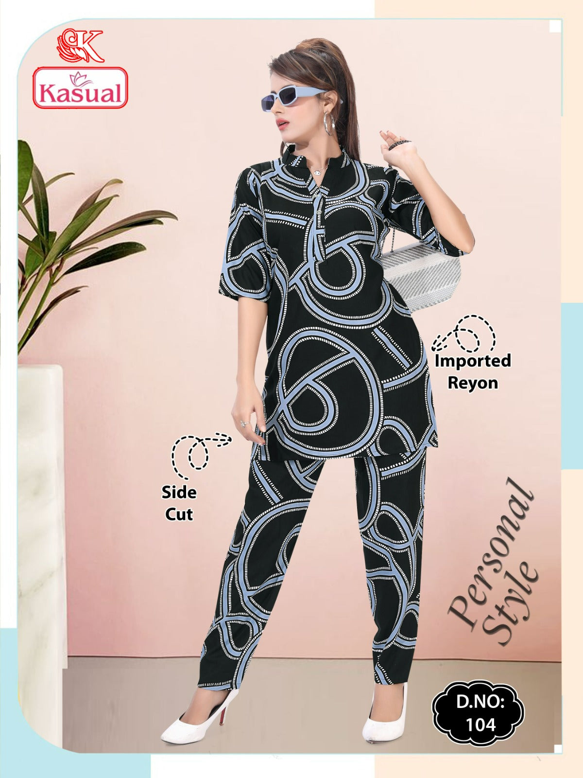 Design 101-112 Kasual Imported Co Ord Set Supplier India