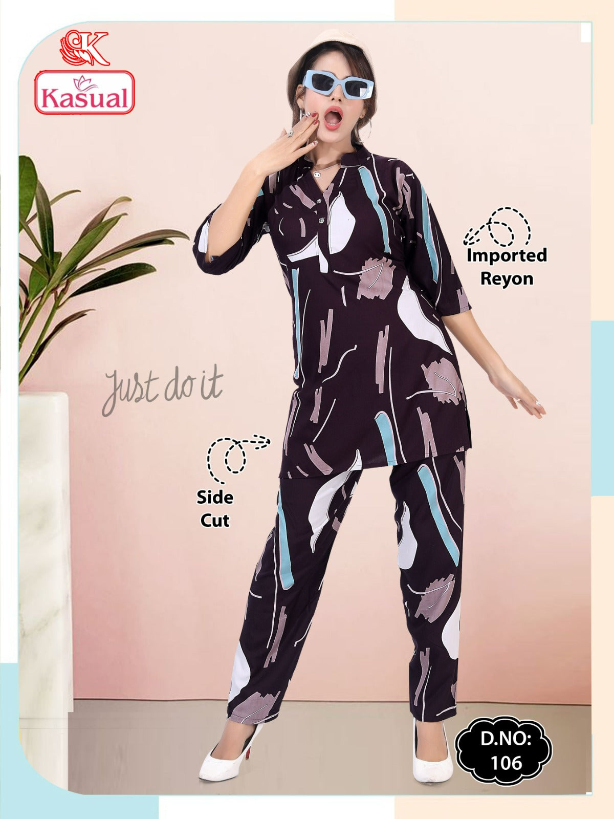 Design 101-112 Kasual Imported Co Ord Set Supplier India