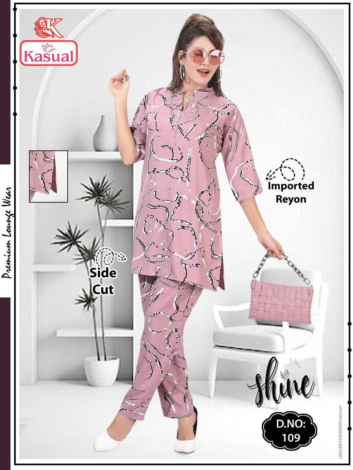 Design 101-112 Kasual Imported Co Ord Set Supplier India