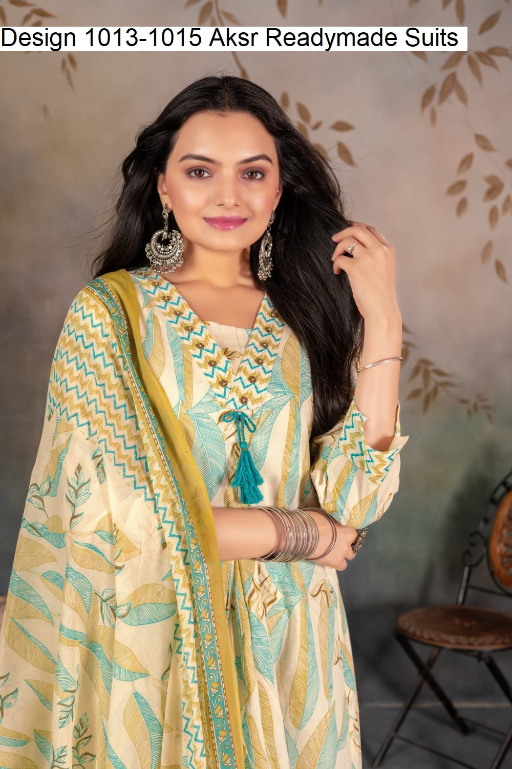 Design 1013-1015 Aksr Readymade Suits Manufacturer Gujarat