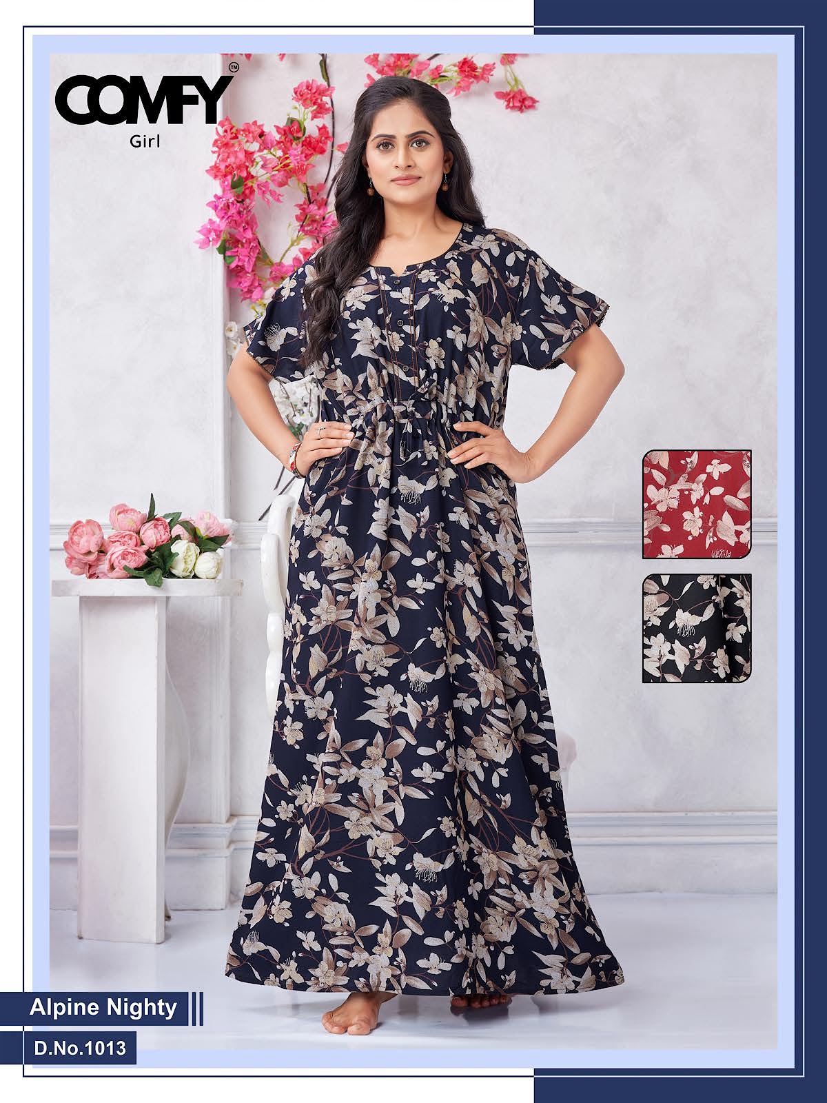 Design 1013-1016 Comfy Alpine Night Gowns Wholesale