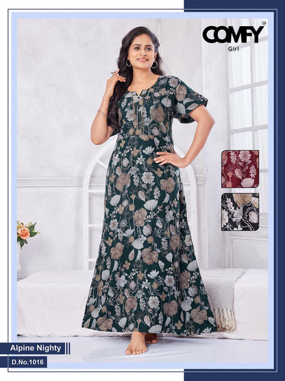 Design 1013-1016 Comfy Alpine Night Gowns Wholesale