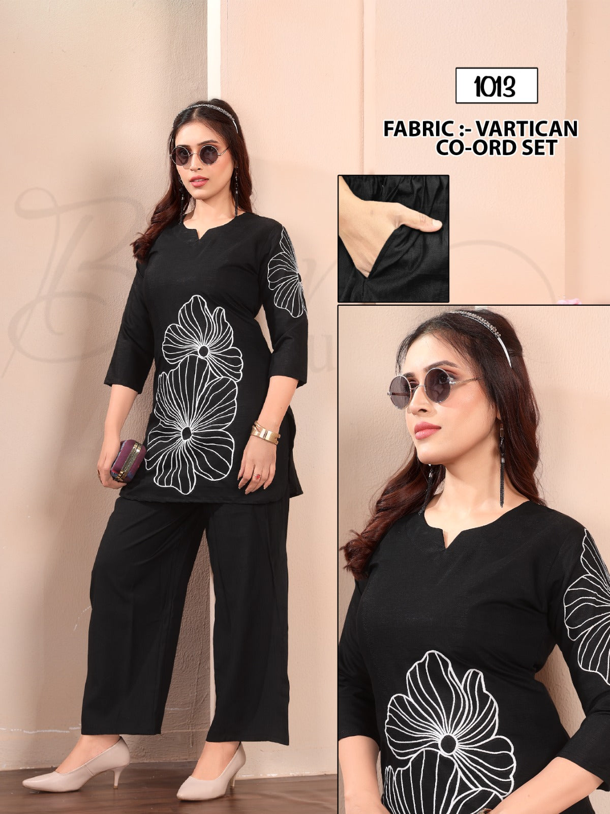 Design 1013-1016 Maira Vatican Co Ord Set Supplier