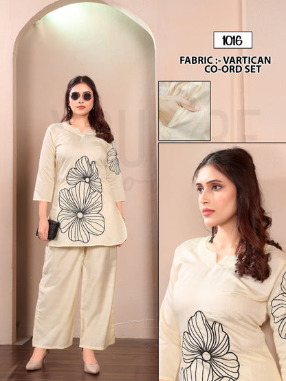 Design 1013-1016 Maira Vatican Co Ord Set Supplier