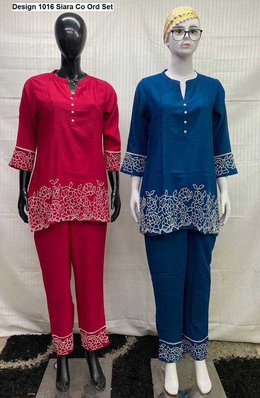 Design 1016 Siara Soft Cotton Co Ord Set Exporter Gujarat