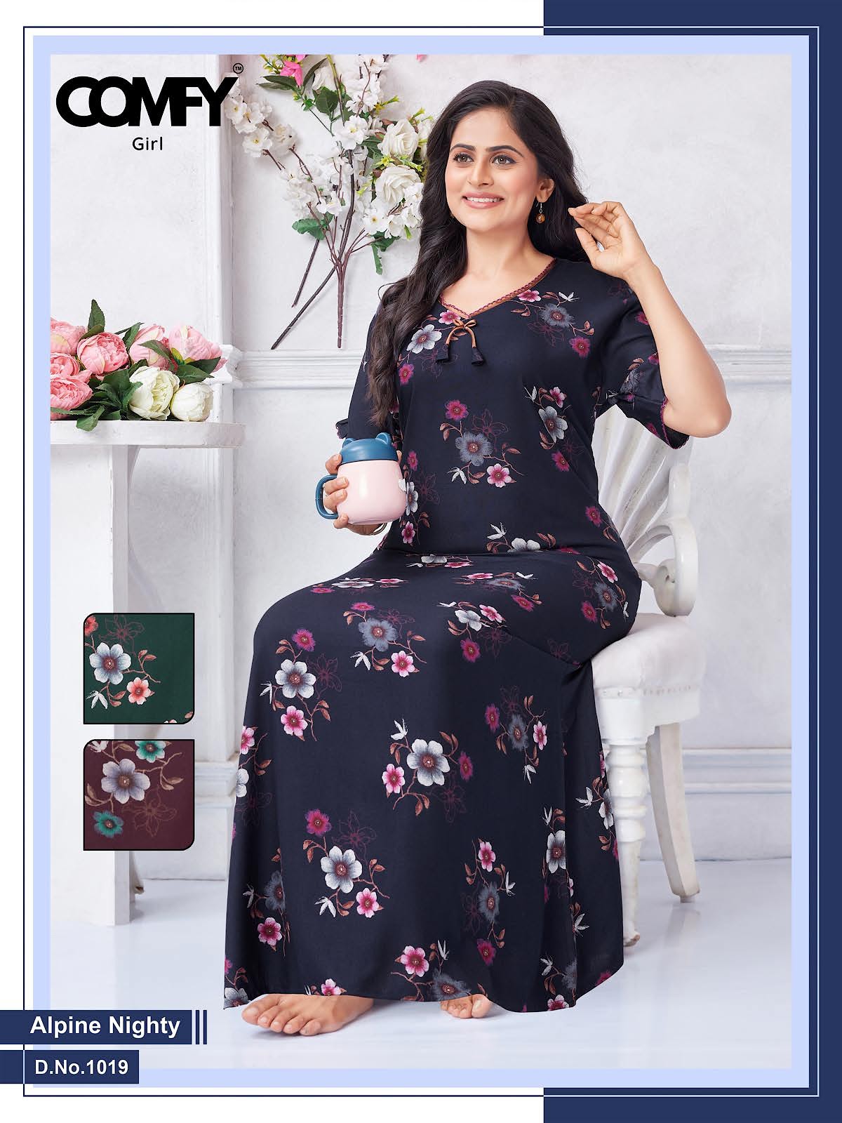 Design 1019-1020 Comfy Alpine Night Gowns Manufacturer