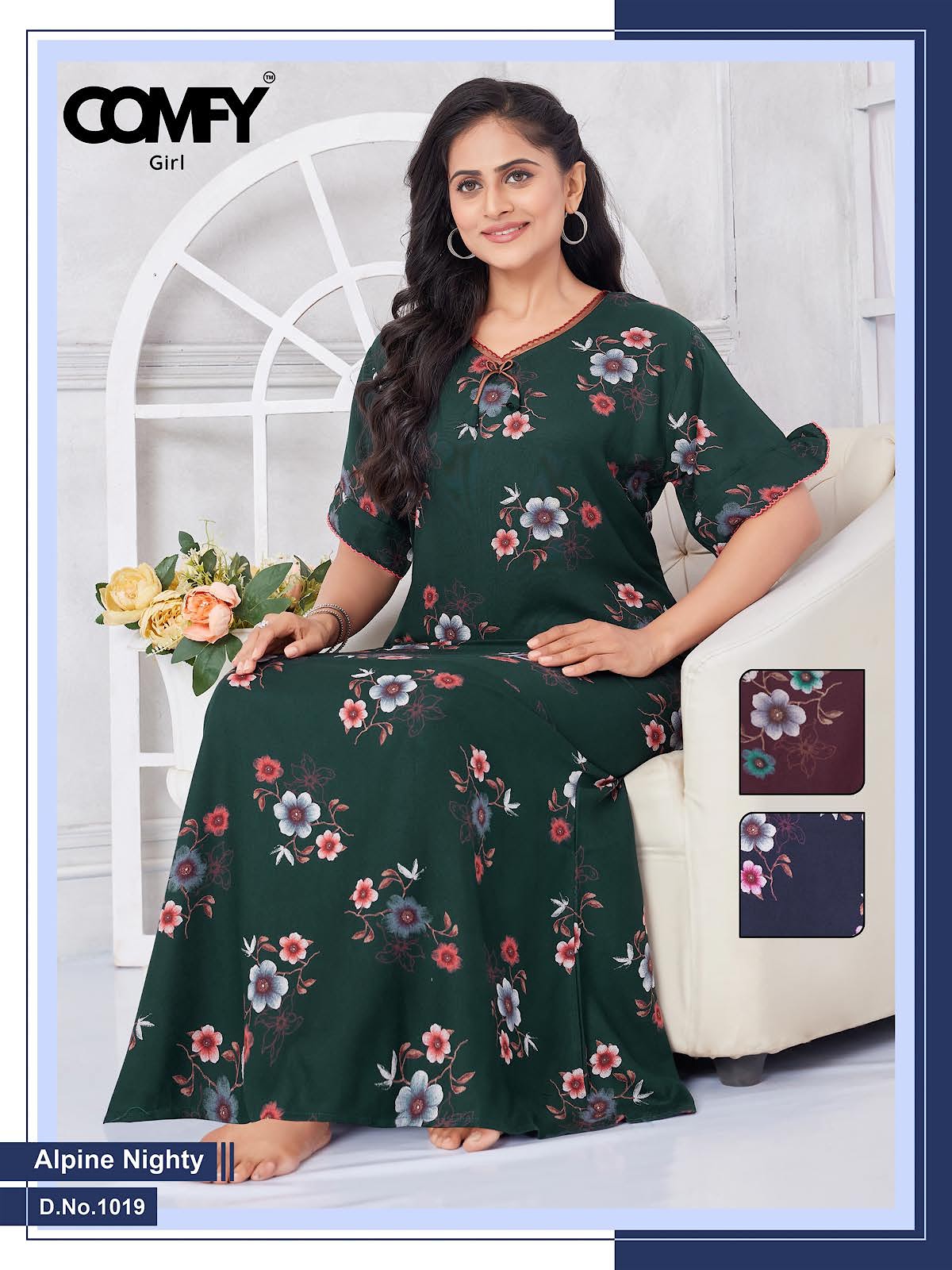 Design 1019-1020 Comfy Alpine Night Gowns Manufacturer