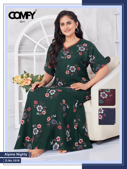 Design 1019-1020 Comfy Alpine Night Gowns Manufacturer