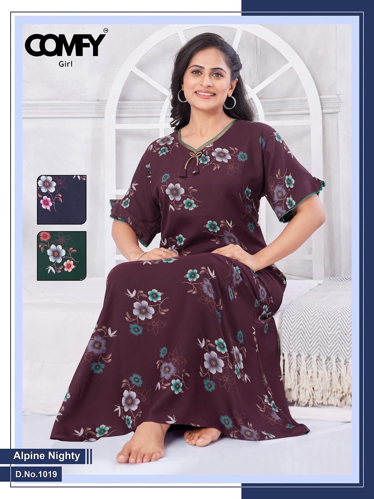 Design 1019-1020 Comfy Alpine Night Gowns Manufacturer