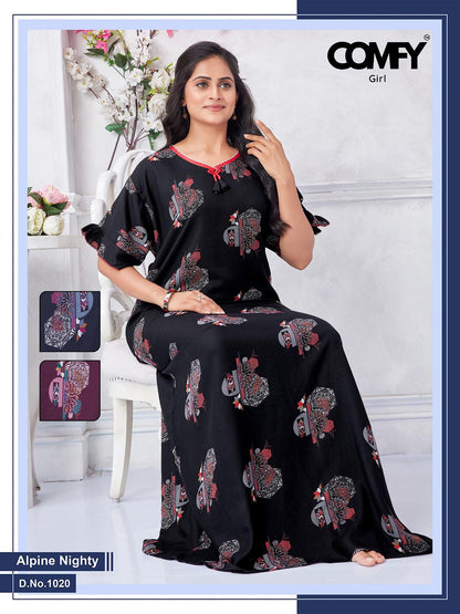 Design 1019-1020 Comfy Alpine Night Gowns Manufacturer