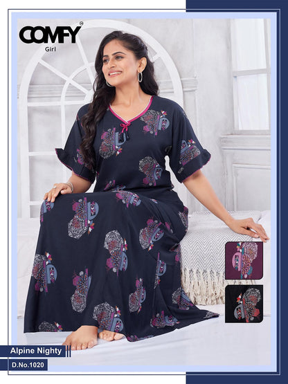 Design 1019-1020 Comfy Alpine Night Gowns Manufacturer