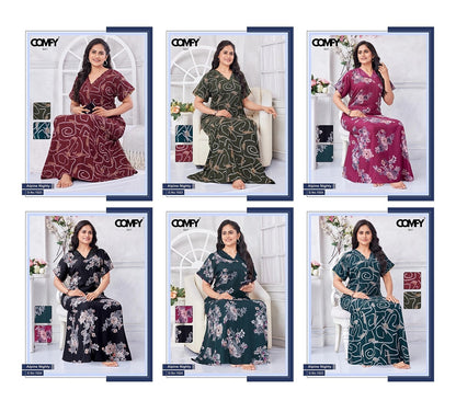 Design 1023-1024 Comfy Alpine Night Gowns Supplier