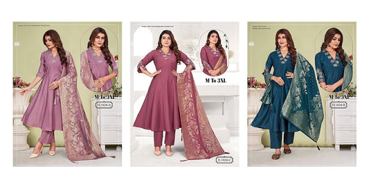 Design 1024 Colorx Roman Silk Readymade Anarkali Suits Wholesale Price