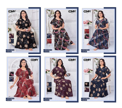 Design 1025-1026 Comfy Alpine Night Gowns Exporter