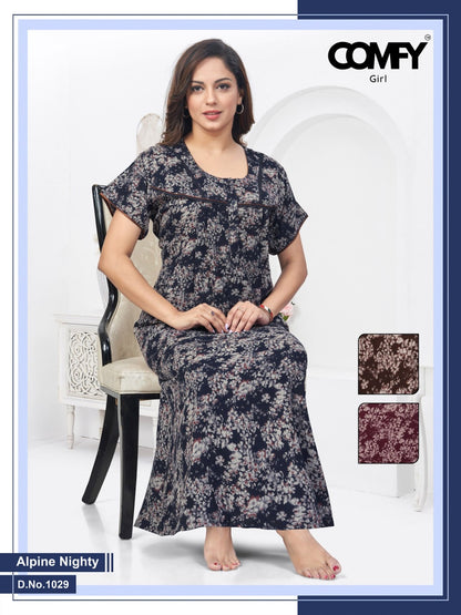 Design 1028-1029 Comfy Alpine Night Gowns Wholesaler