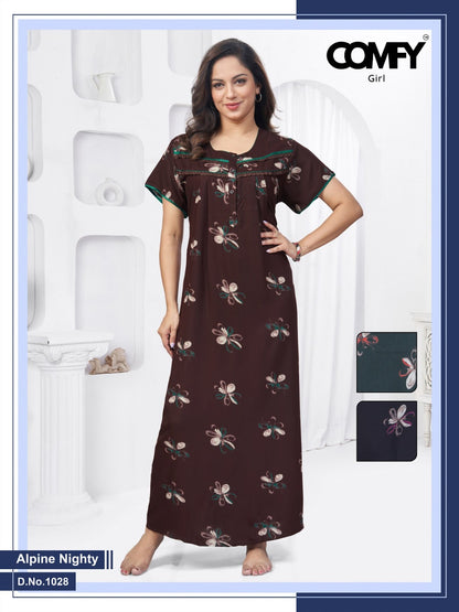 Design 1028-1029 Comfy Alpine Night Gowns Wholesaler