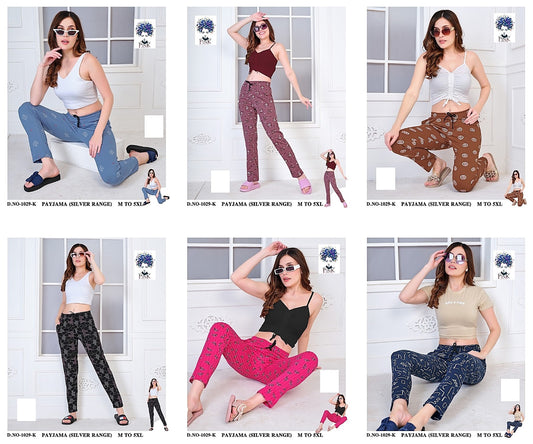 Design 1029 K Pink Women Night Lower Exporter