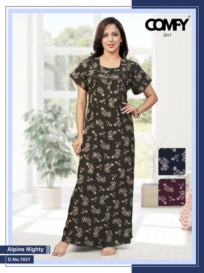 Design 1030-1031 Comfy Alpine Night Gowns Wholesale Rate