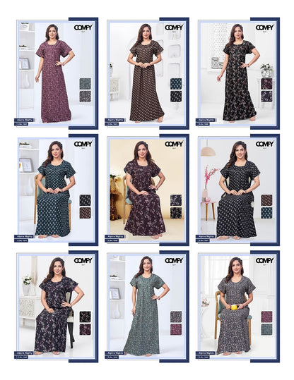 Design 1040-1042 Comfy Alpine Night Gowns Wholesale Price