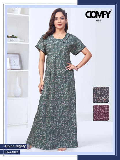 Design 1040-1042 Comfy Alpine Night Gowns Wholesale Price