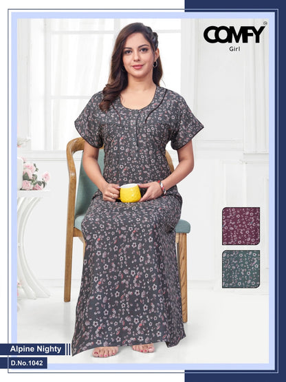 Design 1040-1042 Comfy Alpine Night Gowns Wholesale Price