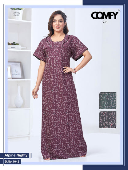 Design 1040-1042 Comfy Alpine Night Gowns Wholesale Price