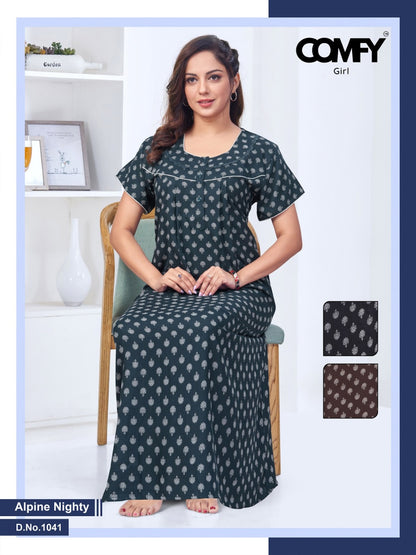 Design 1040-1042 Comfy Alpine Night Gowns Wholesale Price