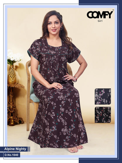 Design 1040-1042 Comfy Alpine Night Gowns Wholesale Price