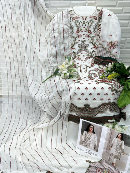 Design 1063 Florent Chiffon Pakistani Salwar Suits Manufacturer