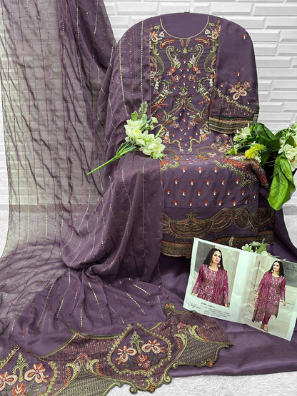 Design 1063 Florent Chiffon Pakistani Salwar Suits Manufacturer