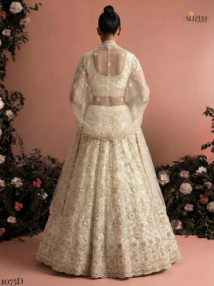 Design 1075 Alizeh Butterfly Net Lehenga Choli Supplier India