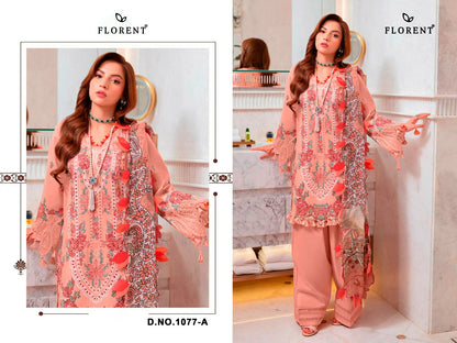 Design 1077 Abcd Florent Cambric Cotton Pakistani Salwar Suits Wholesaler India