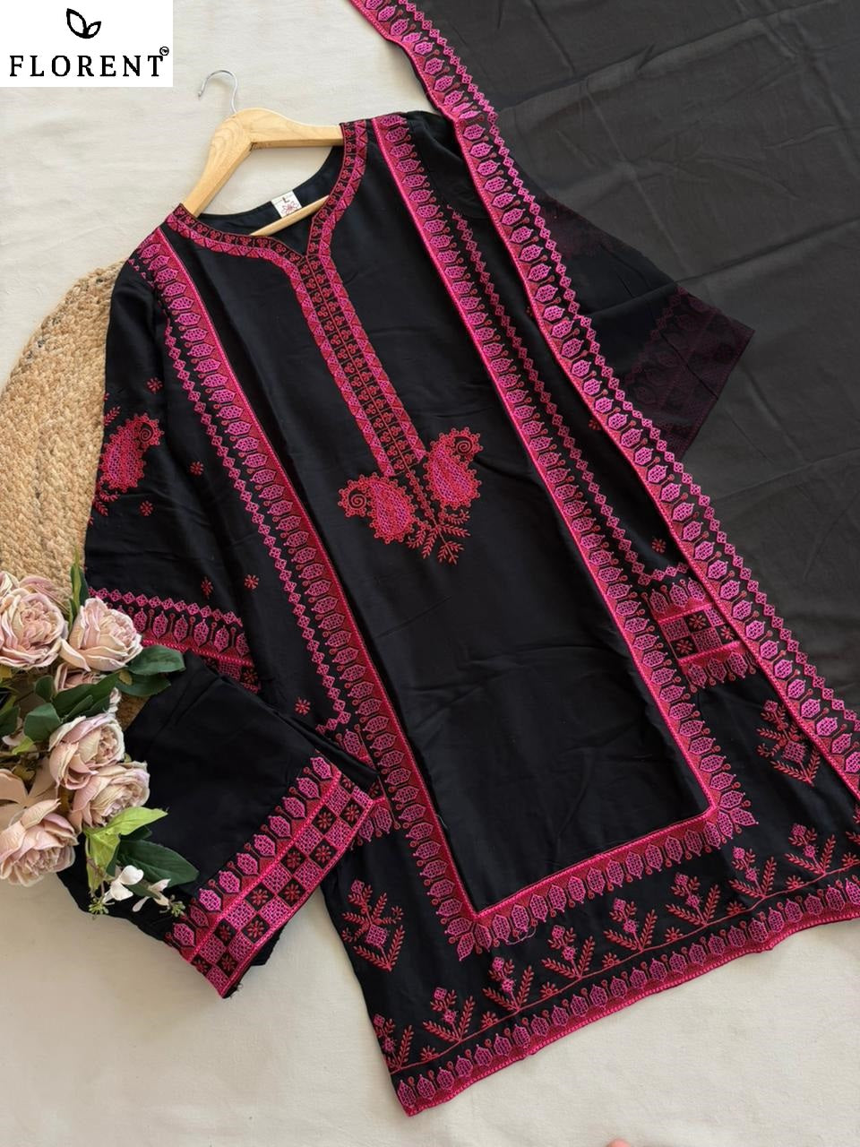 Design 1091 Ab Florent Reyon Pakistani Readymade Suits Wholesale Price