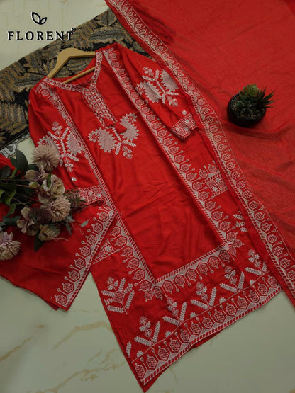 Design 1091 Abcd Florent Reyon Pakistani Readymade Suits Exporter India