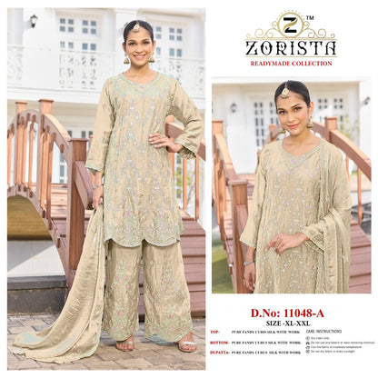 Design 11048A Zorista Fandy Pakistani Readymade Suits Wholesaler Ahmedabad