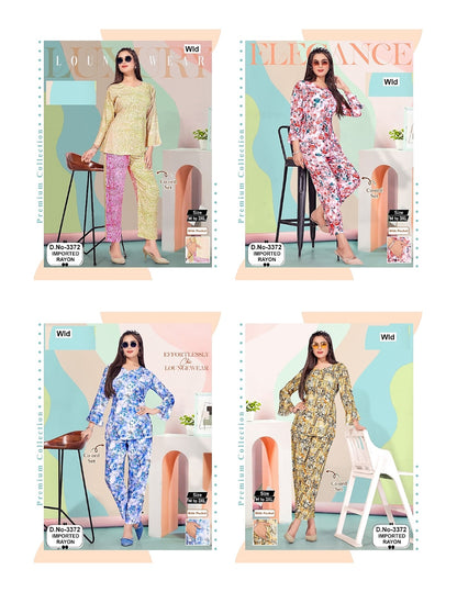 Design 110825 Wld Rayon Co Ord Set Supplier India