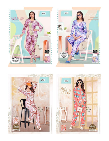Design 110825 Wld Rayon Co Ord Set Supplier India