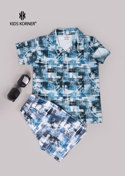 Design 1111 Kids Korner Looper Boys Shorts Set Wholesale Rate