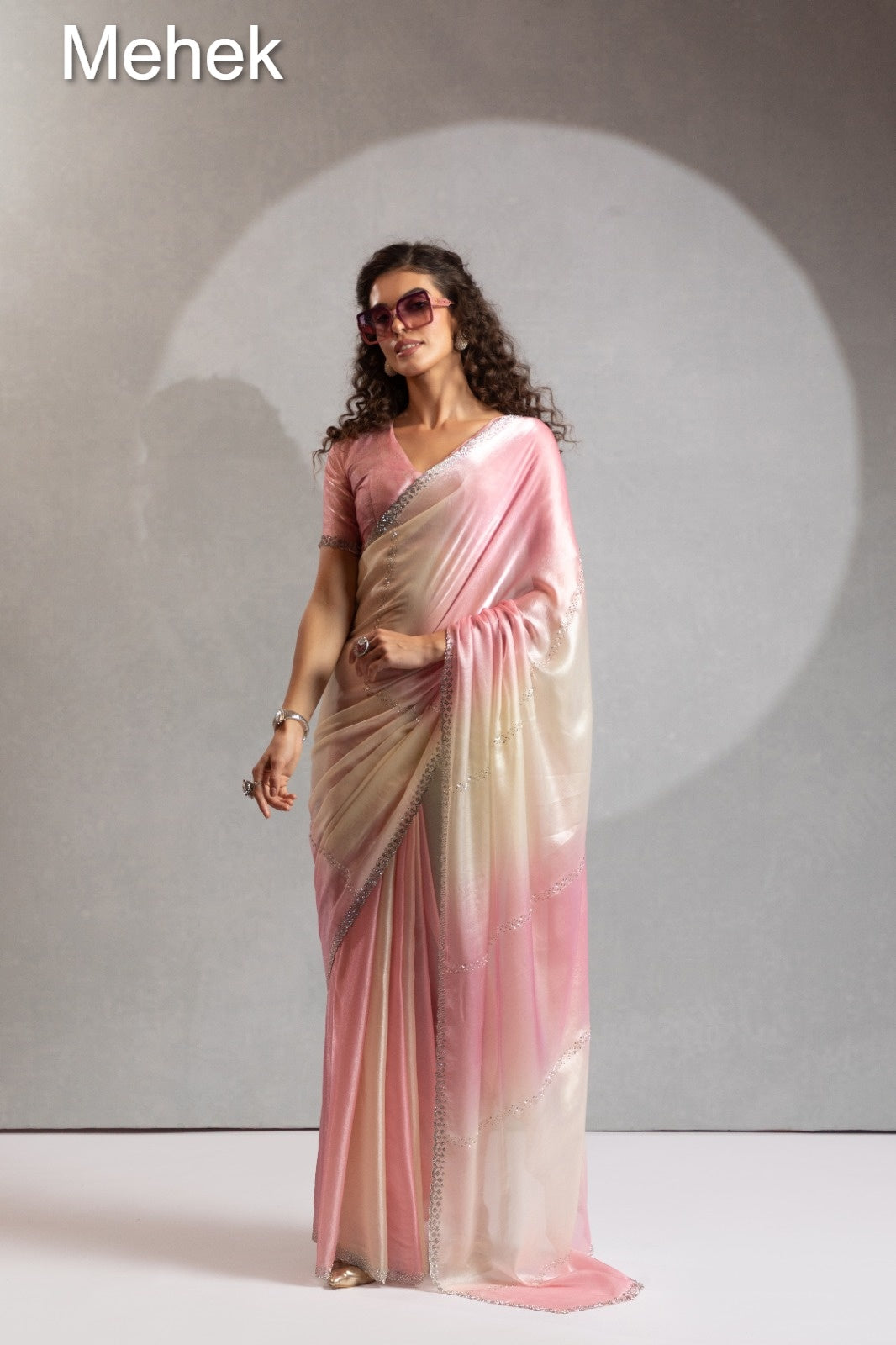 Design 1151A To 1151F Mehek 2 Tone Sarees Manufacturer Gujarat