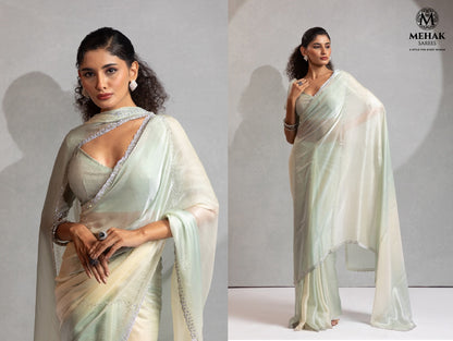 Design 1151A To 1151F Mehek 2 Tone Sarees Manufacturer Gujarat