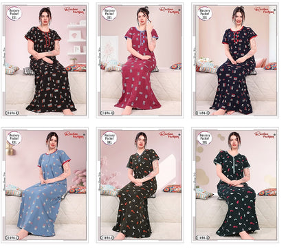 Design 11696 Ruchee Fashion Hosiery Night Gowns Manufacturer