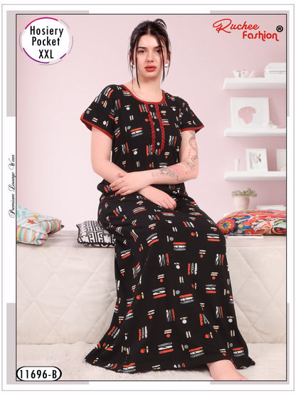 Design 11696 Ruchee Fashion Hosiery Night Gowns Manufacturer