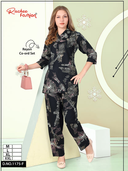 Design 1175 Ruchee Fashion Rayon Co Ord Set Wholesale