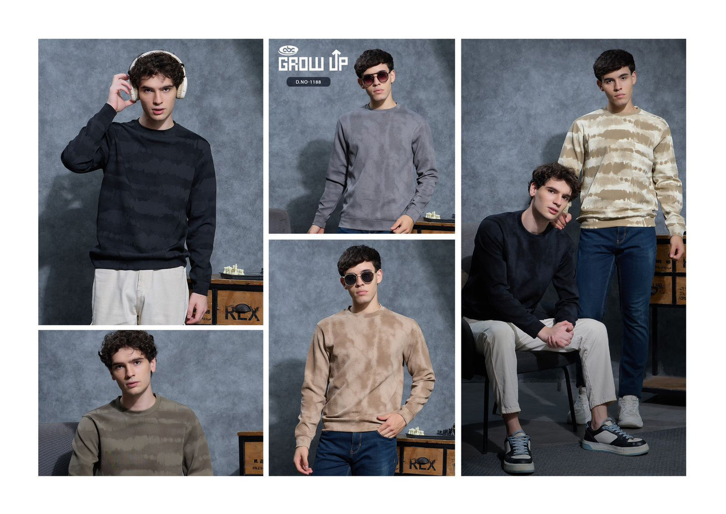 Design 1188 Growup Imported Mens Tshirts Wholesale Rate